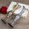 Vasos criativo pequeno vaso de flor de liga de zinco para decoração de mesa casa sala de estar escritório peça central ou festa de casamento