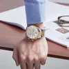 MINI FOCUS Business Fashion mostrador grande luminoso quartzo impermeável pulseira de aço relógio masculino MF0282G