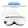 Electric Smart Eye Massage Instrument Musik Fällbar vibration Värme Airbag Massager Trötta Dark Circles Ta bort Care 6D 240309