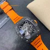 RM kalenderpolshorloge RM35-02 Zwitsers automatisch uurwerk saffierspiegel geïmporteerde rubberen band