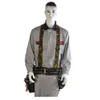 Plus 120 cm längd 5 cm bred justerbar fyra klipp på x- Back Elastic tunga hängslen Suspenders Mens 201028246b