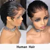 Synthetic Wigs Boycut style lace frontal wig|Brazilian Hair Wig|Wig American Hair Made Wigs|Short Cut Wig| 240329