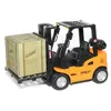 Diecast Model Cars Diecast Replica Forklift Truck Model Car Toy Effect Pull Back機能3-HEIGHT ADAGTABLEABLE FOR KIDSギフトコレクションDecol2403