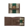 Kvinna Marmont plånböcker Designermynt Purses med Box Key Card Holder Metal Fittings 5 ​​kortplatser Luxury Women's Man Leather Wallet Cardholder Purse Lady Clutch Handväska