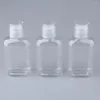 Make-up kwasten 3x 150 ml navulverpakkingen voor op reis Cosmetische plastic flessen met