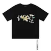 paars T-shirt heren designer T-shirts heren unisex casual korte mouw paarse letterprint hiphop straat korte tee