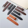 Genuine Leather Watchbands Calfskin Replace Wristwatch Straps 18mm 20mm 22mm 24mm Watch Accessories Men Women Soft Watchband