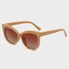 New Trendy Polarized Sunglasses T-shaped Large Frame Fashion Womens Cat Eye Cl