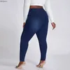 Damenjeans 2023 Neue Damen Hohe Taille Plus Size Jeans Mode Stretch Skinny Denim Bleistifthose Lässige Damenhose XL-4XL Drop ShipC24318