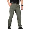 Pantalons pour hommes Hommes Casual Cargo Militari Tactic Army Pantalon Mâle Respirant Imperméable Multi-Poches Pantalon Taille S-5XL Plus