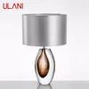 Tischlampen Ulani Nordic Glaze Lampe moderne Kunst Iiving Room Schlafzimmer Studie El Led Persönlichkeit Originalität Schreibtisch Licht