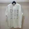 Paris Collection T-shirt van zuiver katoen met print en ronde hals