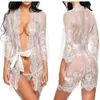 Jupe sexy Ensemble sexy 2023 Pyjamas érotiques pour femmes vêtements de nuit en dentelle vêtements sexuels Babydoll robe transparente érotique lingerie sexy pyjamas chauds lingerie sexy 24326