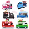 free door ship custom made 4x3x3.5mH (13.2x10x11.5ft) with blower inflatable food truck Drinks snack booth stand for sale 003