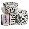 Équipement de protection Gants de boxe Gants de boxe Muay Thai Imprimé léopard Adulte Formation professionnelle Sanda Punching Gants de sac de sable yq240318