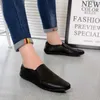 HBP Scarpe da passeggio piatte di design da uomo all'ingrosso di moda non di marca Scarpe da passeggio casual resistenti all'usura antiscivolo Scarpe da vela in PU di tendenza estiva