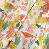 Printemps multicolore floral imprime jacquard robe sans manches rond randon roches courtes robes décontractées s4m150315