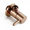 Hand Held Bidet Sprayer Douche Toilet Kit Bidet Faucet Brushed Gold Round Shattaf Shower Head Copper Set Jet Bidet Faucet 240223