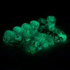 glow in the dark silicone glass pipe for 7 word shape smoking pipes with Hidden Bowl Piece Bent Spoon Type Unbreakable Luminous 22 LL