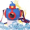 Vattenflaskor Kids Bottle Submarine Shaped Straw Portable Löstagbar Drinking Cup Fun and Functional For Students Boys