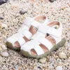 Sandalen Sommer Kinder Schuhe Jungen Strand Sandalen für Baby Jungen Weiche Leder Unterseite Rutschfeste Geschlossene Zehen Kinder Schuhe C24318