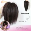 Synthetic Wigs MEIFAN Synthetic Messy Straight Hair Bun Elastic Band Fluffy Hair Chignon Scrunchy Wrap Updo False Hairpiece For Wome 240329