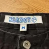 Erkek Şort Büyük Boy Y2K Gotik Hip Hop Karikatür Nakış Retro Baggy Denim Spor Salonu Erkek Kadın Basketbol Sokak Giyim