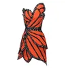 Vestidos casuais vestido de luxo para mulheres linda forma de borboleta design lantejoulas mini celebridade festa vestido 2024 na moda