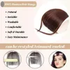 Synthetic Wigs Air Bangs With Sideburns Bangs And Wig Patches For Natural Hair Repair Covering The Hairline Used To Extend Fake Hair 240318