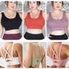 Lu Align Align Lu Lemon Hide Femmes Cloud S-5XL Soutien-gorge de sport Soutien élevé Gros seins Sous-vêtements d'entraînement Lady Fiess Yoga Top Plus Size Vest Run