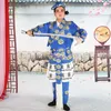 Traditionella operaer Kungfu Fighter Man Clothing Mandarin Jacket + Pants + Hat Peking Opera Men's Drama Costumes Wusheng Clothes