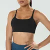 Lu Align Align Lu Lemon Women's Sports VITALINOVO Strappy Criss Cross Back Bra Backless Removable Padded Yoga Cami Crop Top Low Impact Fie