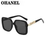 نظارات شمسية مجوهرات Ohanel Fashion Women Classic Black Luxury Grand Glasses Womens Ladies Trendy Designer Retro Shypes Heyw1576881