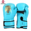 Skyddsutrustning boxning handskar pu läder muay thailändsk handske fri kamp mma sandväska stansning träning sparring handske män kvinnor barn guantes de boxeo yq240318