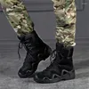 Fitnessschoenen Combat Tactische Militaire Laarzen Voor Mannen Legerfans Outdoor Wandeltraining Enkelklimmen Woestijn Veiligheid Werk 2024