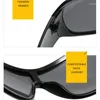 Zonnebrillen Oversized One Piece Fashion Y2K Wrap rond zonnebril voor mannen Women Big Size Frame Shades Brand Design