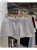 Kvinnors shorts casual kvinnor grå drstring shorts 2023 sommar mode damer hög midja fast färg shorts kvinnlig chic bottsc243128