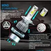 المصابيح الأمامية للسيارة 2PCS C6 LED 72W 7600LM 6000K COB مصابيح الأمامية المضادة للماء H4 H7 H11 9004 9005 9006 9007 Super Bright Lamp Light Drop Del Dhcl0