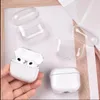 Estoque dos EUA para Apple AirPods Pro 2 2ª geração AirPod 3 Prós Acessórios para fones de ouvido Solid TPU Silicone Capas de fone de ouvido sem fio Caixa de choque sem fio