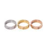 Skruv Carter Rings Nail Ring Pair Six Diamond with Titanium Steel Quality Par 5mm Zey7