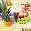 Blankets Disposable Plaid Picnic Mat Foldable Cam Blanket Pe Tablecloth Party Table Waterproof Mats Outdoor Suppplies Drop Delivery Ho Dhl0G