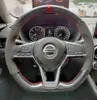 Nissan rogue 20172021 Nissan altima 20192021 nouveau volant en fibre de carbone et daim noir manchon de couture à la main5435423