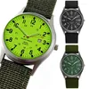 Wristwatches Fashion Mens Watches Luminous Hands Clock Luxury Military Sports Date Quartz Wristwatch Men Casual Nylon Watch Relogio