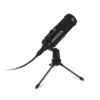 Microphones BM65 enregistrement rvb condensateur Microphone pour iPhone Android ordinateur portable professionnel USB micro écouteur pour jeu en direct PK BM800