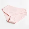 Women's Panties 3 Pcs/Lot One-piece Seamless Underwears Female Sports Elastic Triangle Low-Rise Sexy Ultra Thin Ice Silk Briefs