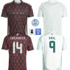 2024 2025 Maglie da calcio in Messico Chicharito National Team Shirt Football Men Kit Kit Kit 24/25 CAMISETAS COPA America Maillot Mexique 1985 Retro Gimenez Lozano