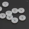 Backs Earrings 10Pcs/set Clear Anti-Pain Rubber Clip On Earring Super Soft Silicone Cushion Pads Piercing Disc