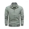 Männer Jacken Top Frühling Herbst Sportswear Ankunft Baseball Herren Casual Solide Mode Schlank Bomber Jacke Männer OvercoatMen's