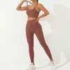 Lu Align Ankunft frauen Neue Yoga-Sets Gestreiften 3 Stück Set Nahtlose Workout Kleidung Herbst Winter 2024 Gym Jogger sport