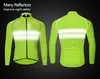 WOSAWE Uomo Ciclismo Giacca a vento MTB Bicicletta Cappotto a maniche lunghe Resistente all'acqua Sport all'aria aperta Jersey Giacca da bici Abbigliamento da ciclismo 240318